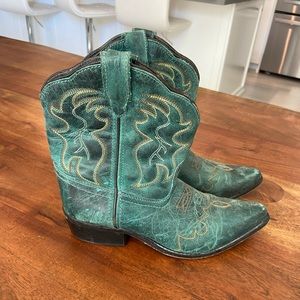 Youth Girls Cowboy Boots size 4.5